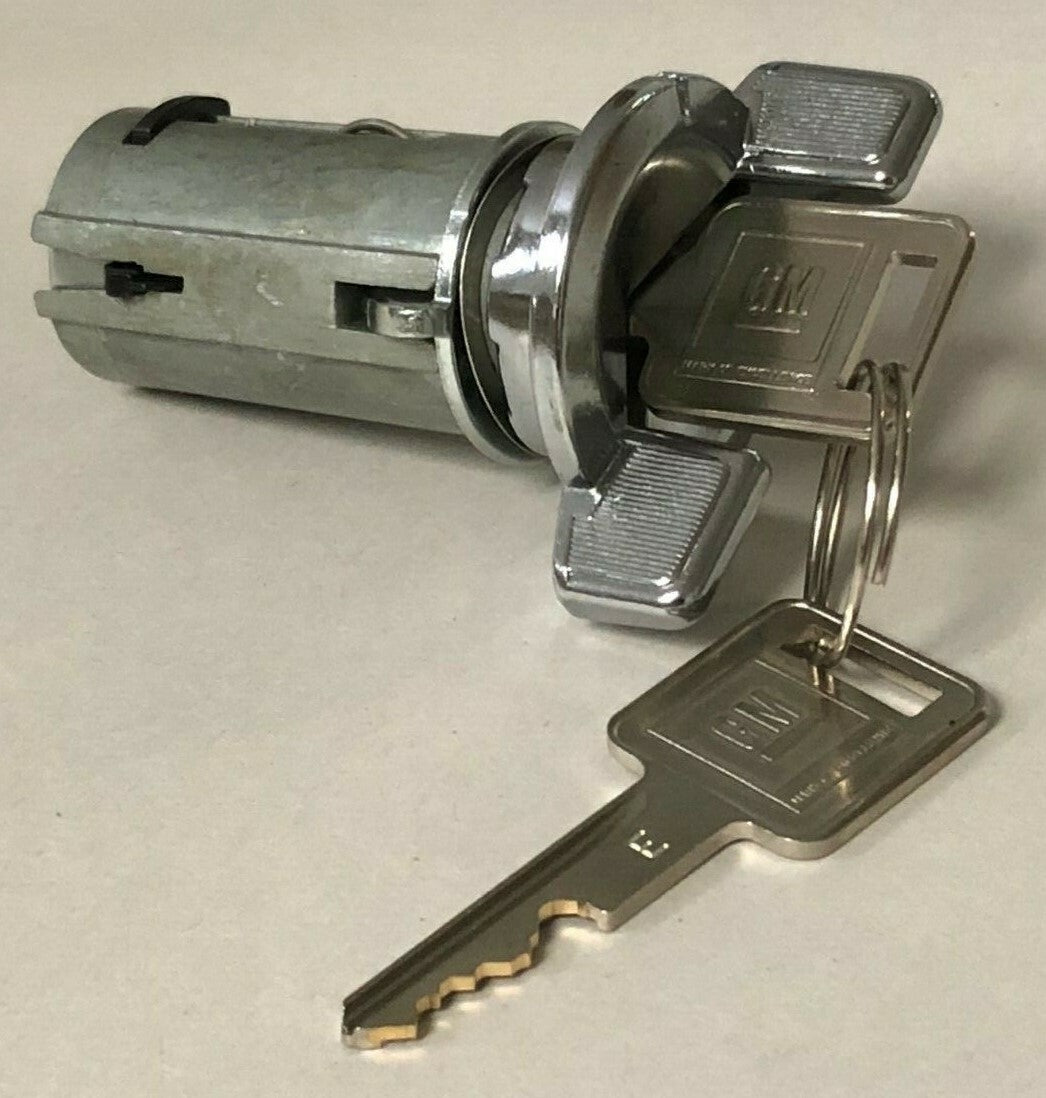 Ignition, Door & Trunk Lock Set with Black Door Locks – Fits 1974–1977 Chevrolet Camaro