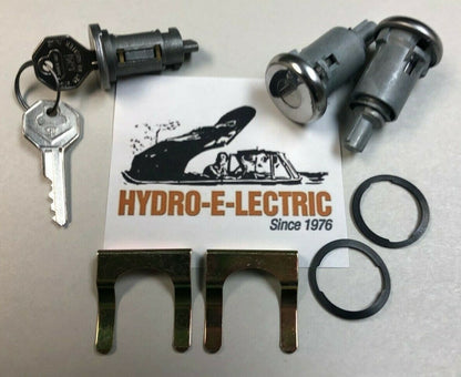 Ignition and Door Lock Set with NOS Cadillac Keys – Fits 1967 Cadillac 2-Door Hardtop and Convertible Models