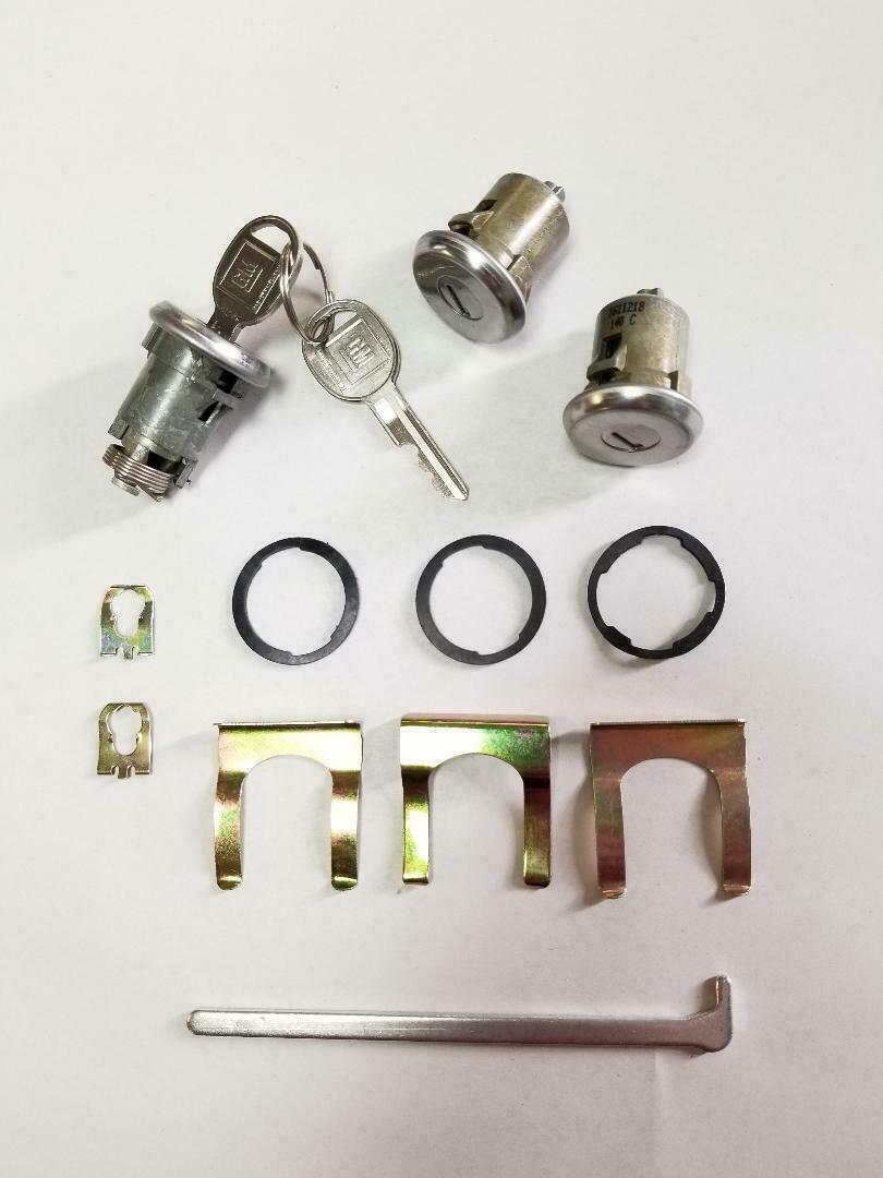 Ignition, Door & Trunk Lock Set – Fits 1979–1991 Buick and Chevrolet Models