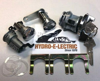 Ignition, Door & Trunk Lock Set- Chrysler keys 1971 Plymouth Barracuda