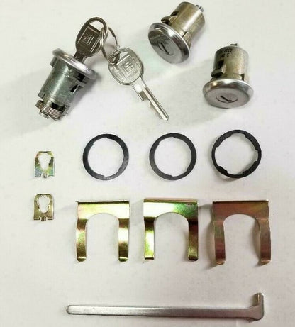 Door & Trunk Lock Set – Fits 1961–1977 Buick, Chevrolet, Oldsmobile and Pontiac Models