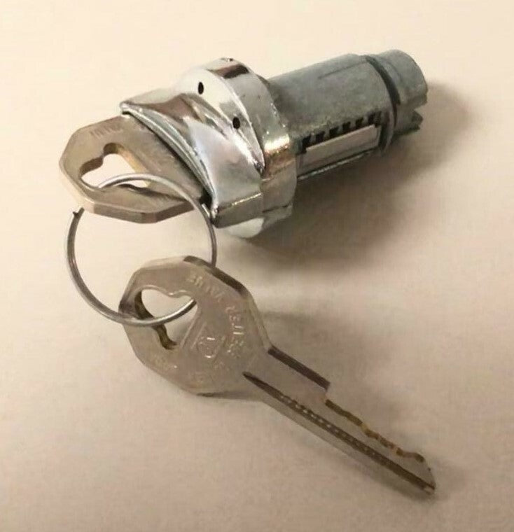 Ignition and Door Lock Set with Flat Pawls and GM Keys – Fits 1961–1964 Chevrolet Sedan and 1959–1964 Chevrolet Corvette