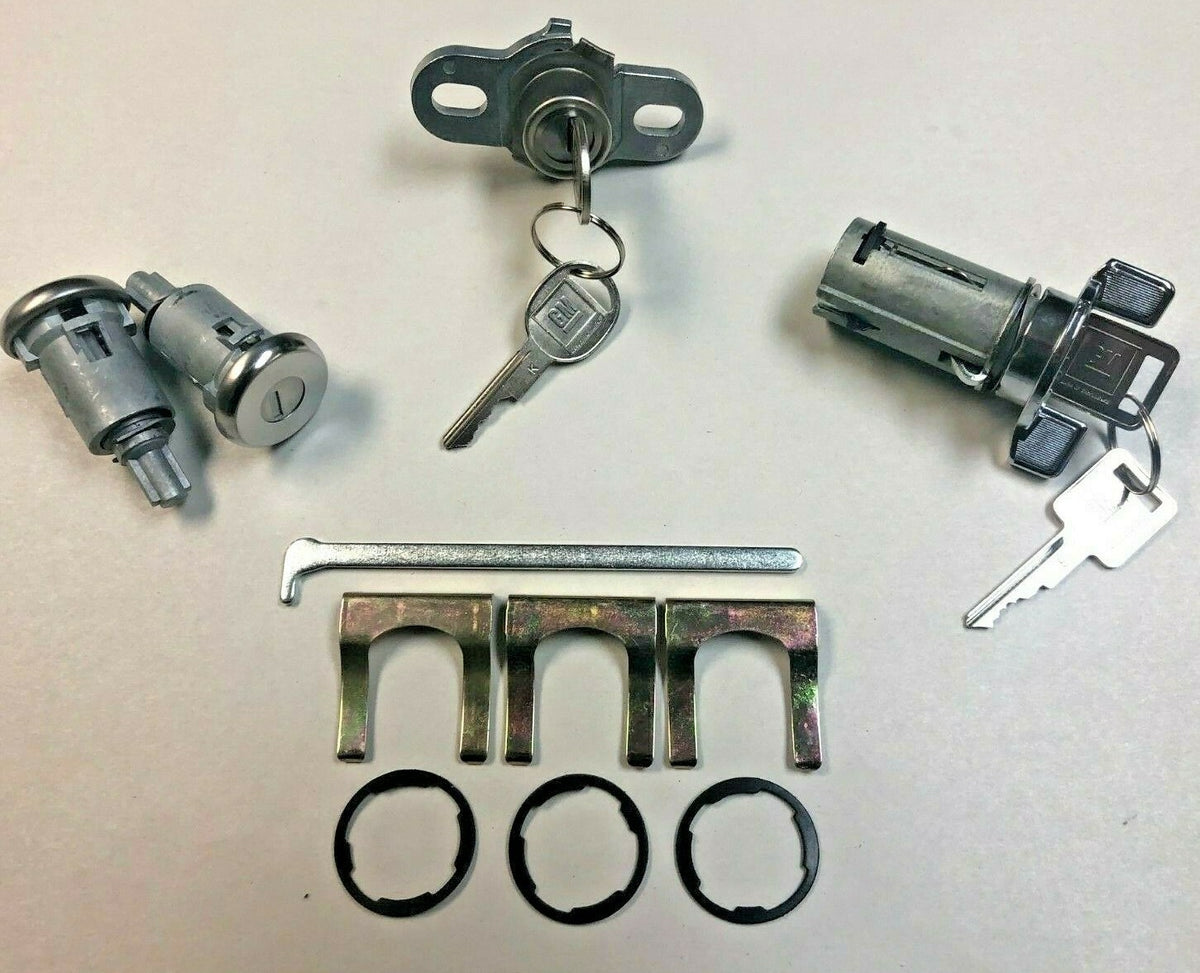 Ignition, Door & Trunk Lock Set – Fits 1974–1977 Chevrolet Camaro