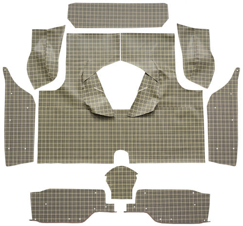 1958-1960 Ford Thunderbird Trunk Mat Hardtop with Boards Burtex
