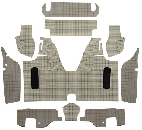 1958-1959 Ford Thunderbird Trunk Mat Convertible with Boards Burtex