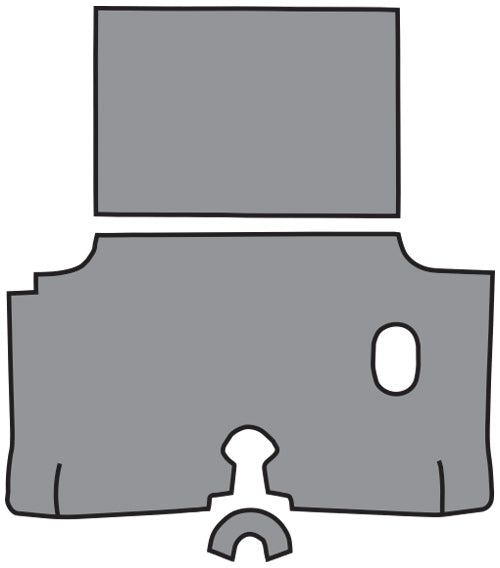 1960 Chevrolet Impala Trunk Mat Fleece