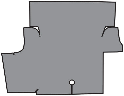1969-1970 Ford Mustang Coupe Trunk Mat Burtex