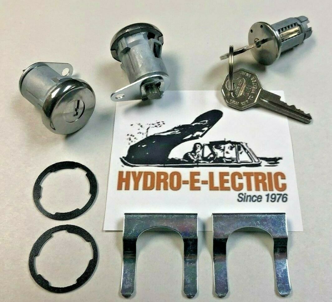 NEW 1961-1964 Oldsmobile Sedan & 4-Door Ignition & Door Lock set with GM Keys