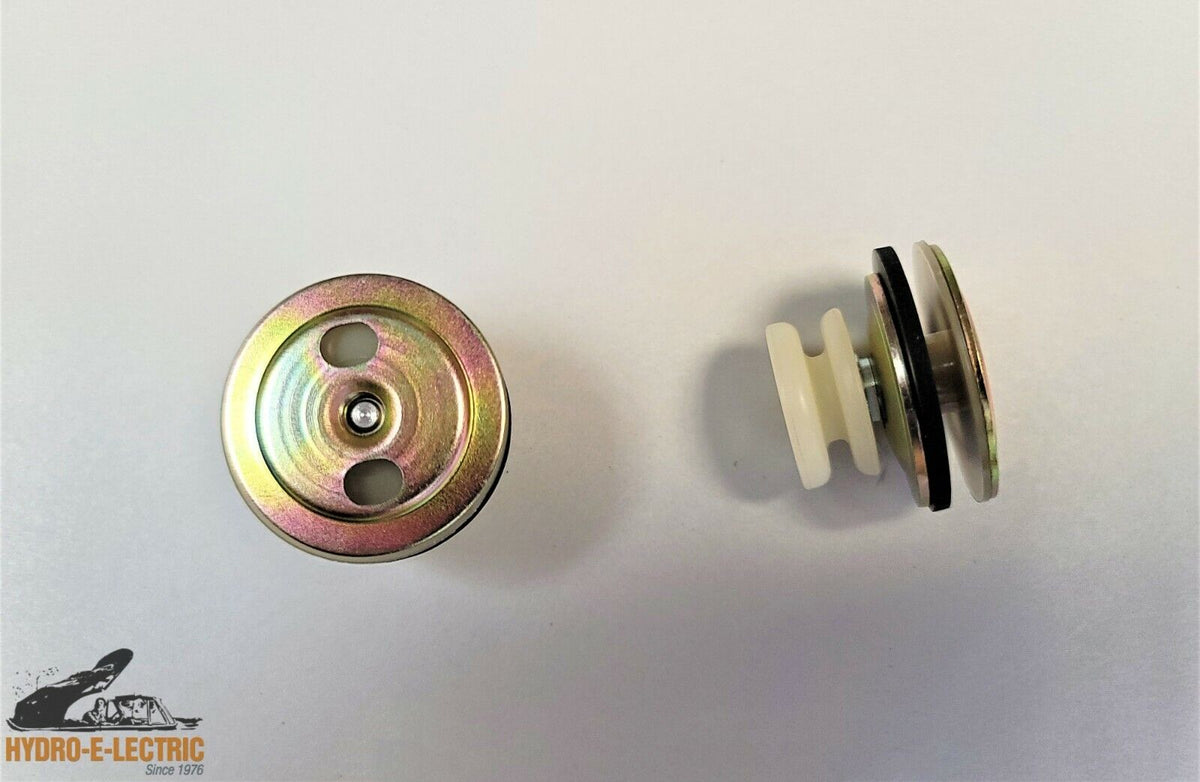 Rear Quarter Window Roller - Pair, Convertible, 2 Door Hardtop 1968-1972 GM A Body