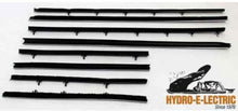 Beltline Weather Strip Felt 8 Piece Kit, 1970-1972 Buick Skylark Convertible