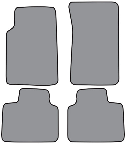 2008-2009 Pontiac G8 Floor Mat 4pc Cutpile (P602, P602R)