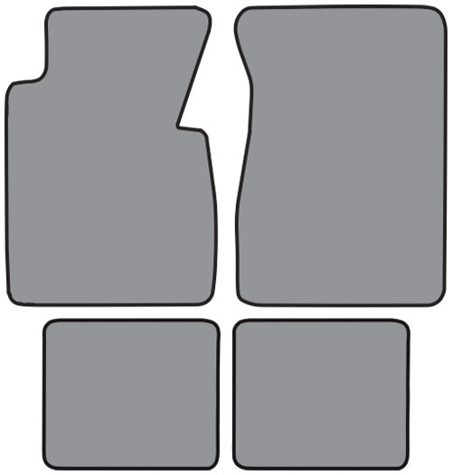 1955-1956 Chevrolet One-Fifty Series Floor Mat 4pc Daytona (FM357F, FM2R)