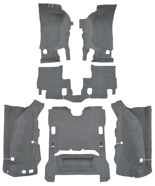 2007-2010 Jeep Wrangler 2DR Complete Carpet