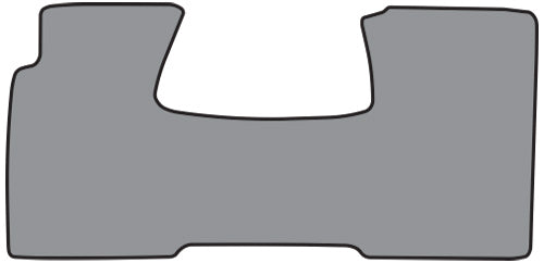 1955-1956 Chevrolet Bel Air Floor Mat Frt Row 1pc Daytona (P616F)