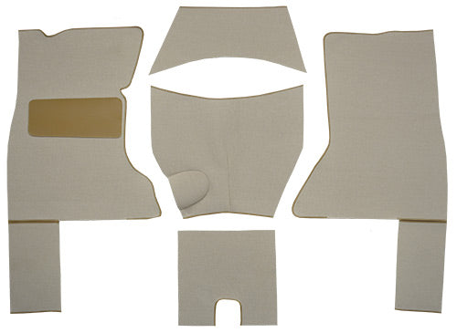 1953-1955 Chevrolet Corvette Complete Foam Carpet