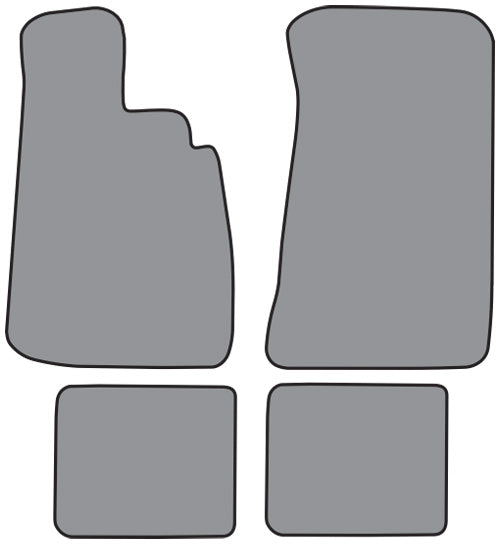 1966-1976 BMW 2002 Floor Mat 4pc BMW Material (FM52F, FM18R)
