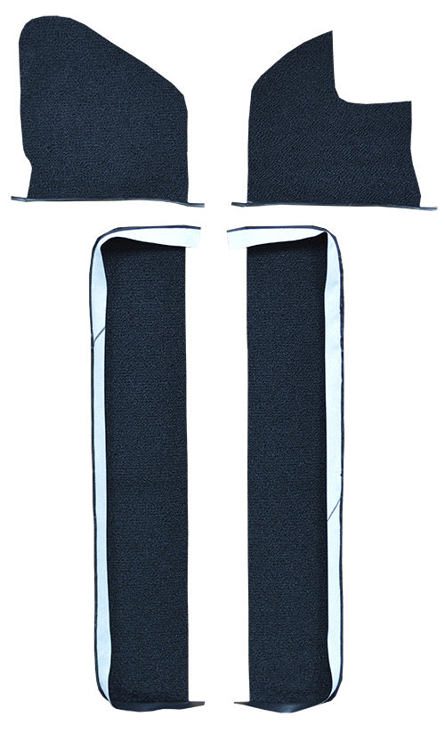 1961-1962 Chevrolet Impala Door & Kick Panel Inserts with Air Tuxedo