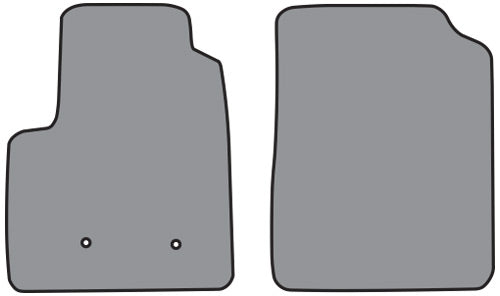2015-2018 Chevrolet Colorado Reg Cab Floor Mat 2pc Cutpile (P627F)
