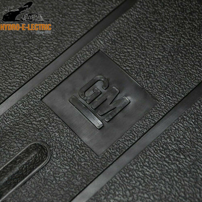 Floor Mats, Black Rubber, Set of 4 - Fits many 1973-1988 GM cars