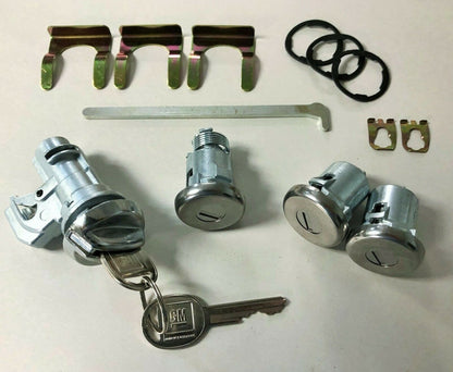 Door, Trunk & Glove Compartment Lock Set with GM keys, 1977 Impala & Caprice