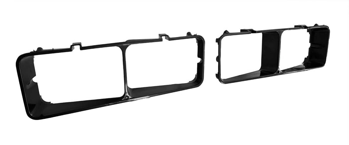 Headlight Bezels, Black - Driver & Passenger Side