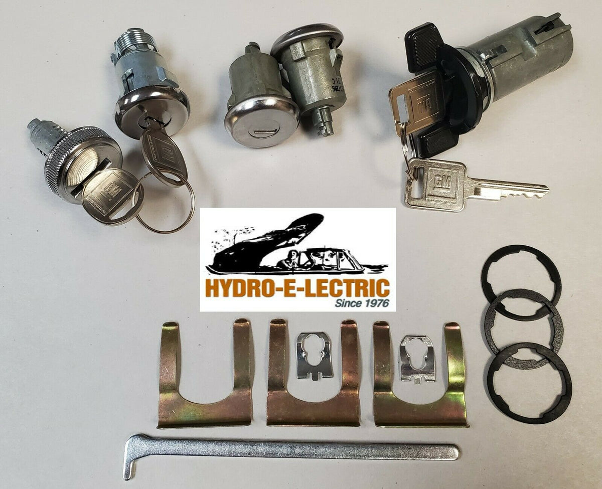 Complete OE Style Lock Set - Black Ignition, 1979-1989 Chevrolet Monte Carlo