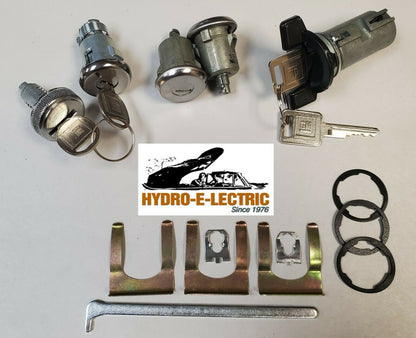 Complete OE Style Lock Set - Black Ignition, 1979-1989 Chevrolet Monte Carlo