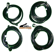 Convertible Hose Set, 4 piece for 1995-2002 Volkswagen VW Cabrio, Golf