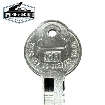 Door & Trunk Lock Set with Keyless Glove Compartment Latch – Fits 1963–1967 Buick and Pontiac Models