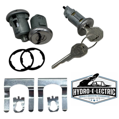 NEW 1968 Chevy II Nova Complete OE Style Lock Set- Original GM Keys