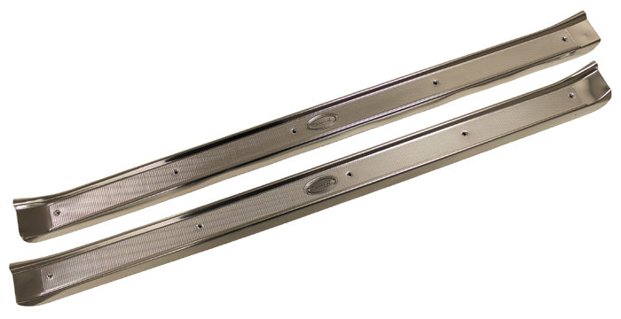 Sill Scuff Plates - Pair, 1967-1970 Cadillac Not Eldorado 2 Door