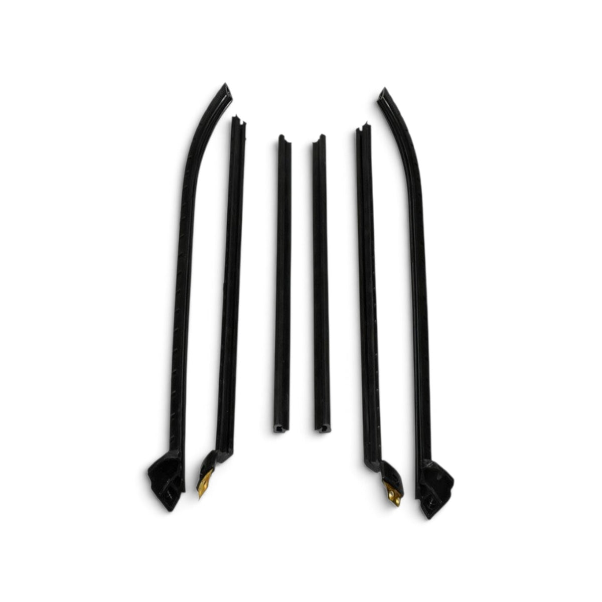 7-Piece Convertible Roof Rail Weatherstrip Set – Fits 1961–1963 Lincoln Continental