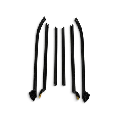 7-Piece Convertible Roof Rail Weatherstrip Set – Fits 1961–1963 Lincoln Continental