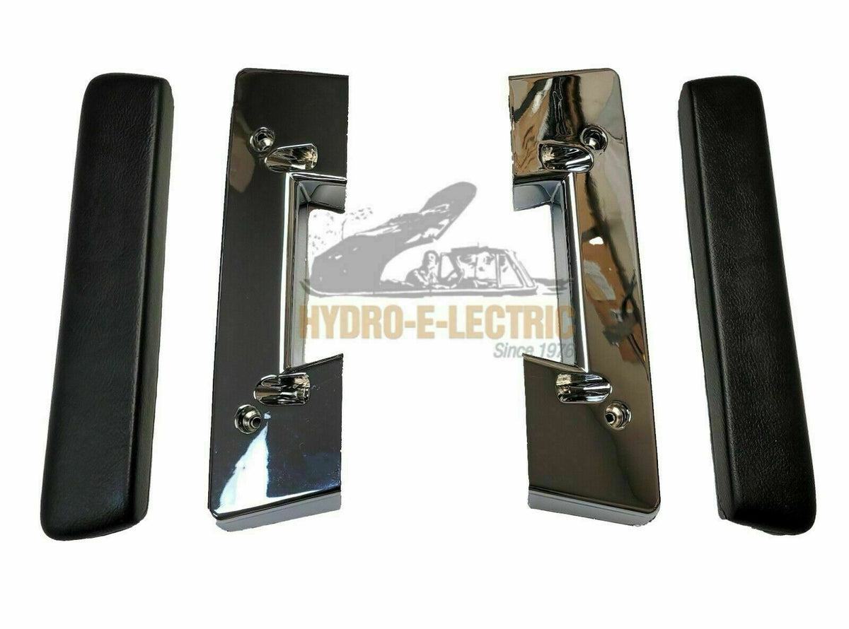 Front & Rear Arm Rest Base & Pads Set w/ Ash Trays, Hardtop