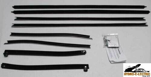 Convertible Deluxe Weather Strip 24 piece Kit, 1969 Oldsmobile Cutlass