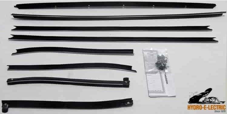 Convertible Deluxe Weather Strip 24 piece Kit, 1970-1972 Chevrolet Chevelle