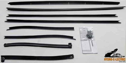 Convertible Deluxe Weather Strip 24 piece Kit, 1970-1972 Chevrolet Chevelle