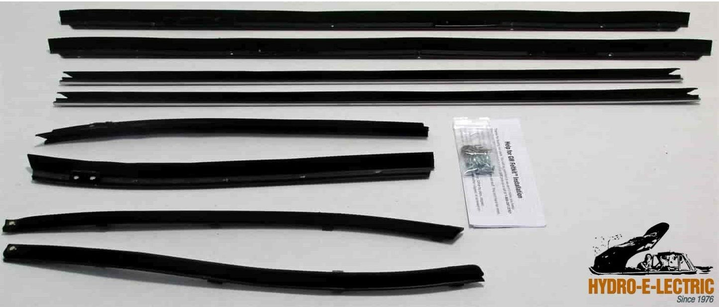 Beltline Weather Strip Felt Kit, 1971-1973 Buick Centurion Convertible