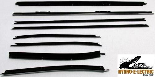 Beltline Weather Strip Felt 8 Piece Kit, 1971-1974 Cadillac Eldorado Convertible