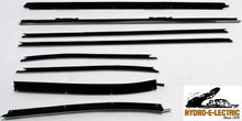 Beltline Weather Strip Felt 8 Piece Kit, 1971-1975 Pontiac Grandville, 1971-1972 Catalina Convertible