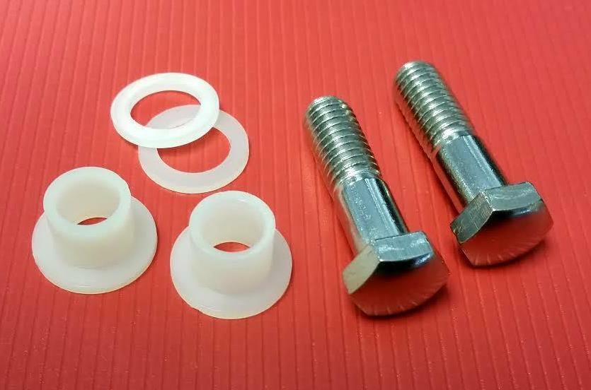 Convertible Top Cylinder Upper Bolt Pivot Kit with Bushings, 1967-1969 Camaro & Firebird
