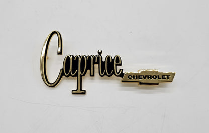 Trunk Emblem, Gold 1972-1975 Chevrolet Caprice