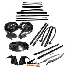 Convertible 22 piece Weather Strip Deluxe Kit, Pair 1971-1972 Chevrolet Impala & 1973 Caprice