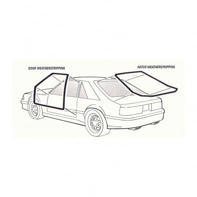 1983-1993 Mustang Hatchback Seal