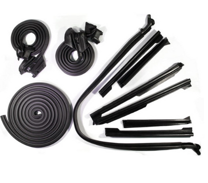 Convertible Deluxe Weather Strip 24 piece Kit, 1968 Buick Skylark