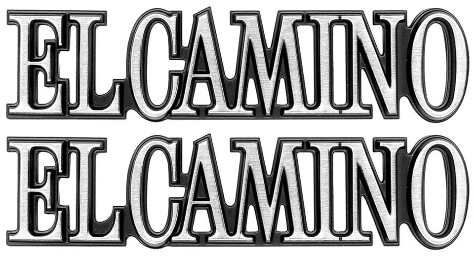 Rear Quarter Panel Emblem, Pair 1978-1987 Chevrolet El Camino