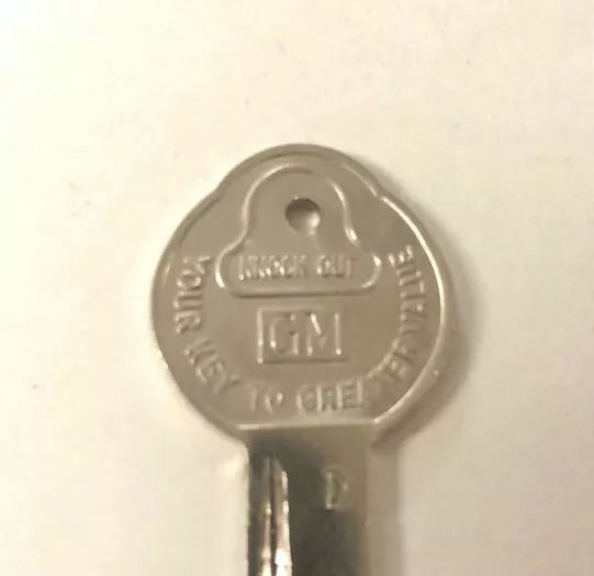 Glove Box and Trunk Lock set- GM Keys, 1961-1962 Buick, Pontiac, Oldsmobile Midsize PY265A