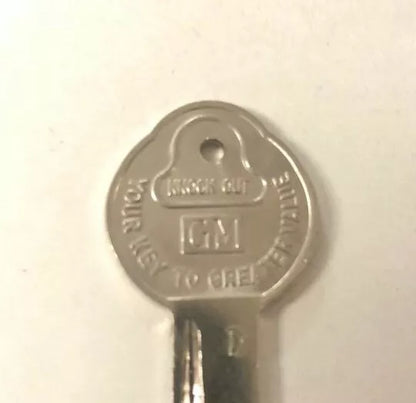 Glove Box and Trunk Lock set- GM Keys, 1961-1962 Buick, Pontiac, Oldsmobile Midsize PY265A