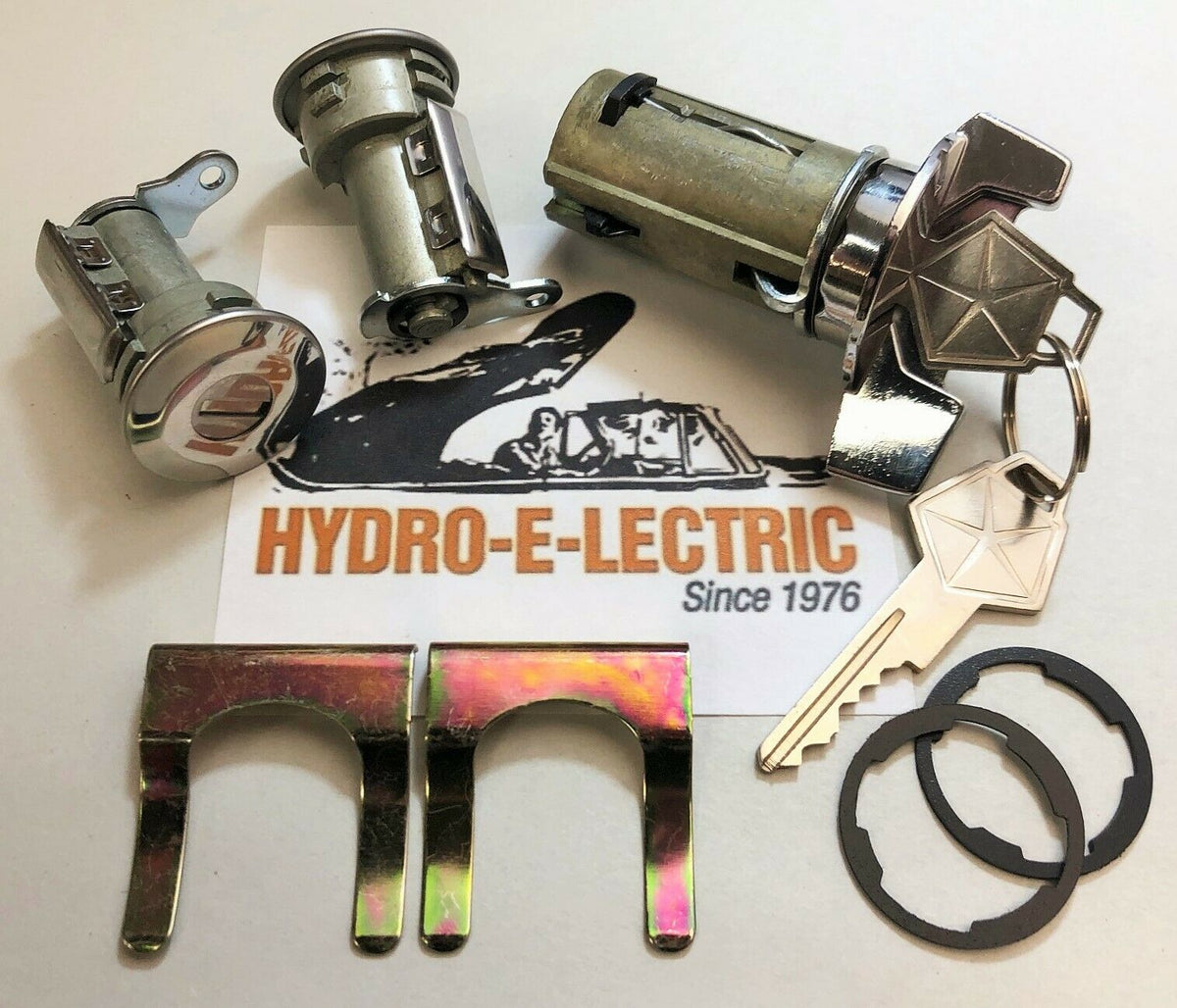 Ignition & Door Lock Set with Chrysler OE Keys, PY025C