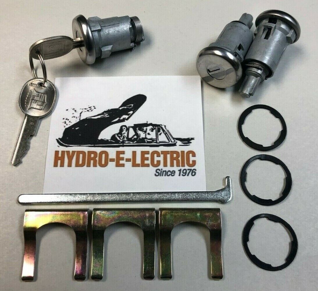 Door and Trunk Lock Set with GM Keys, -1961-1964 Impala, Bel Air 2 Door, PY140